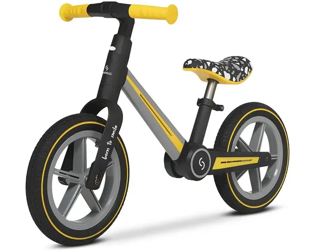 Bicicleta pliabila fara pedale Skiddou Ronny, Galben