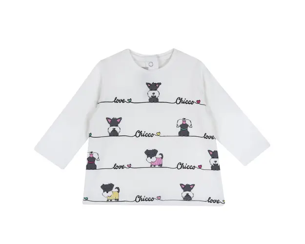 Bluza copii Chicco, 67419-61MFCO, Alb