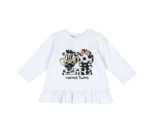 Bluza copii Chicco, Alb, 00033-64MFCO