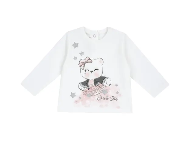 Bluza copii Chicco, Alb, 02676-65MFCO