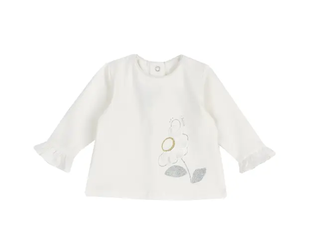 Bluza copii Chicco, alb, 02774-65MFCO