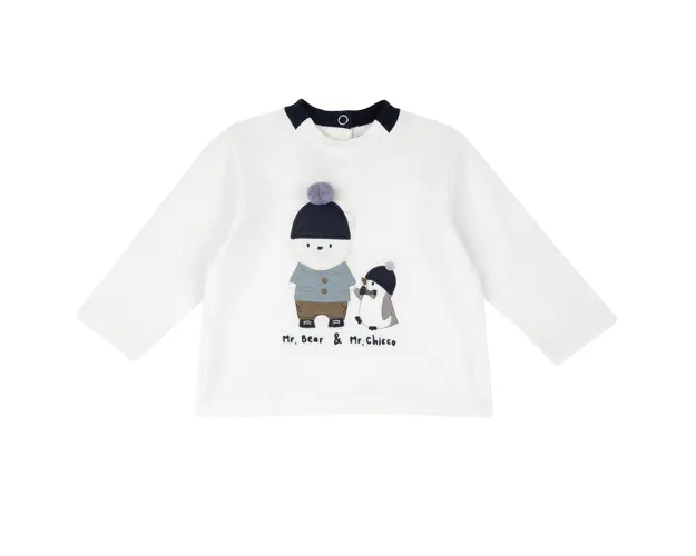 Bluza copii Chicco, alb, 02859-65MFCO