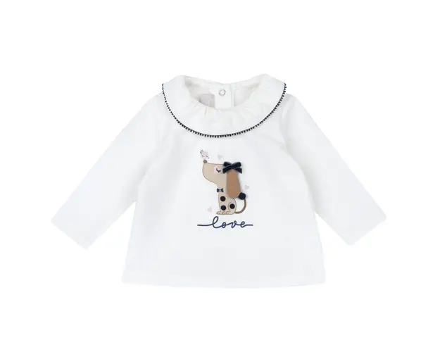 Bluza copii Chicco, alb, 07380-67MFCO