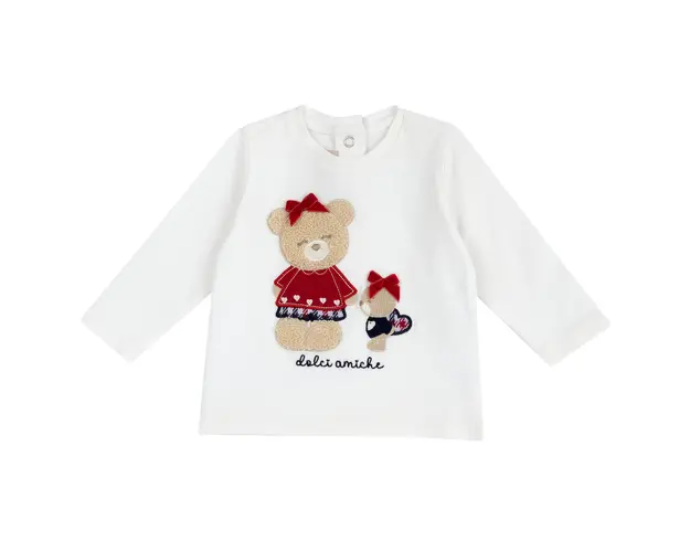 Bluza copii Chicco, alb, 07547-67MFCO