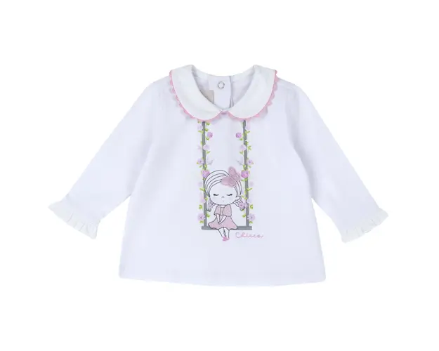 Bluza copii Chicco, alb 2, 00137-64MFCO