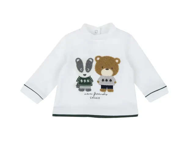 Bluza copii Chicco, alb, 67891-63MFCO