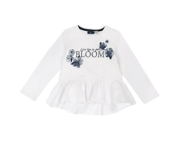 Bluza copii Chicco, alb cu model, 05461-66MC