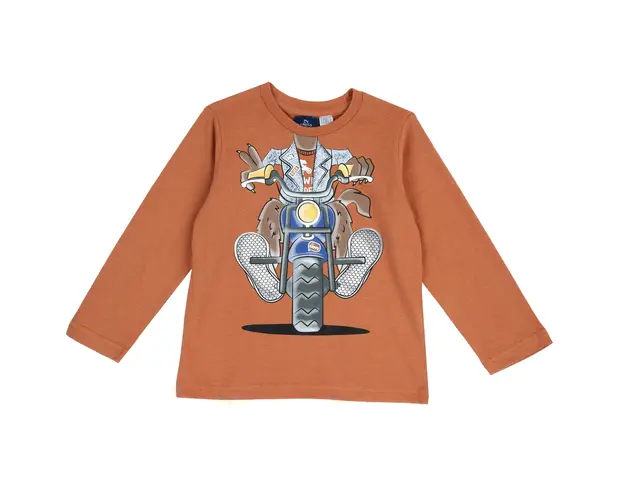 Bluza copii Chicco, alb cu portocaliu, 02968-65CLT