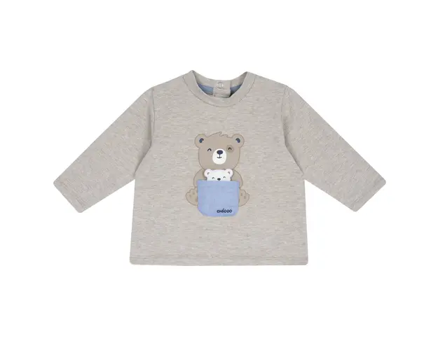 Bluza copii Chicco, Bej cu model, 02756-65MFCO