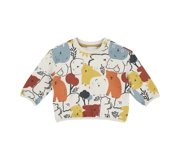Bluza copii Chicco, bej cu model, 07752-67MFCO