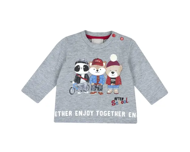 Bluza copii Chicco, Gri deschis, 67799-63MFCO