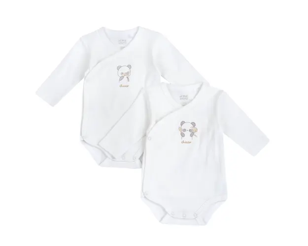 Body bebe Chicco set 2 bucati, alb, 11743-67MFCI