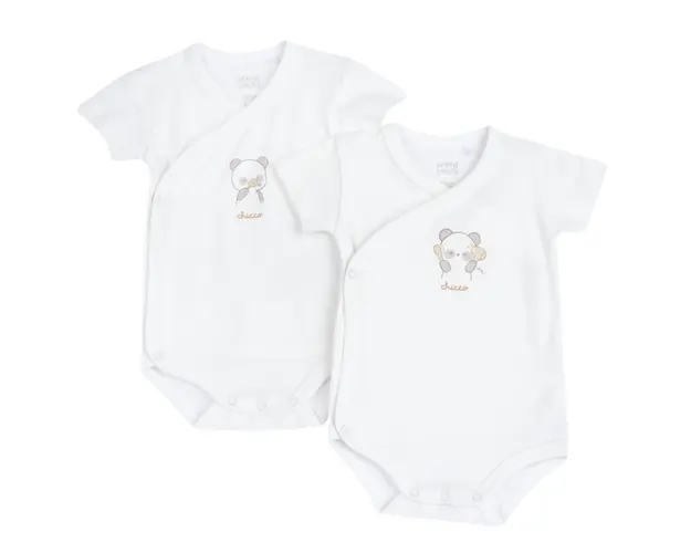 Body bebe Chicco set 2 bucati, alb, 11744-67MFCI