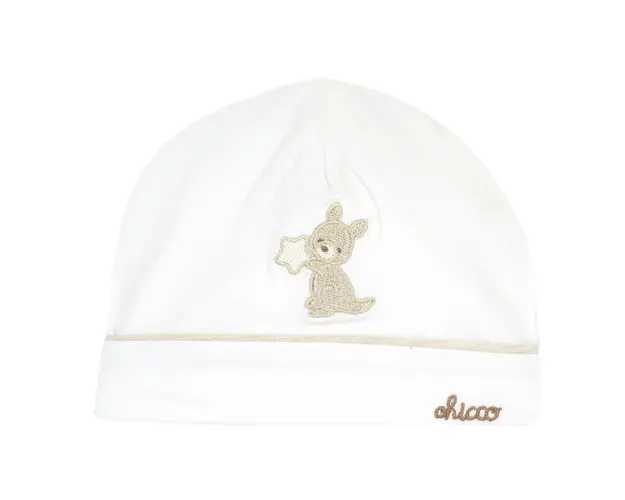Caciulita bebe Chicco din jerse, Alb 2, 16382-66MFCI