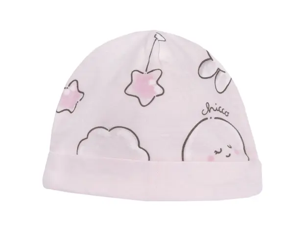 Caciulita bebe Chicco din jerse, Ciclamen, 16429-66MFCI