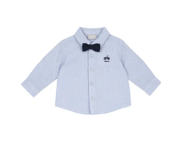 Camasa copii Chicco, Alb Cu Bleumarin, 54710-66MFCO