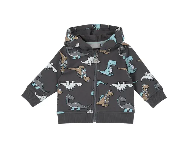 Cardigan copii Chicco cu gluga, gri, 07533-67MFCO