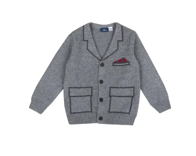Cardigan copii Chicco, Gri Deschis, 09934-63MC
