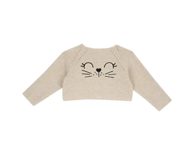 Cardigan copii Chicco tricotat, Bej, 05860-66MFCO