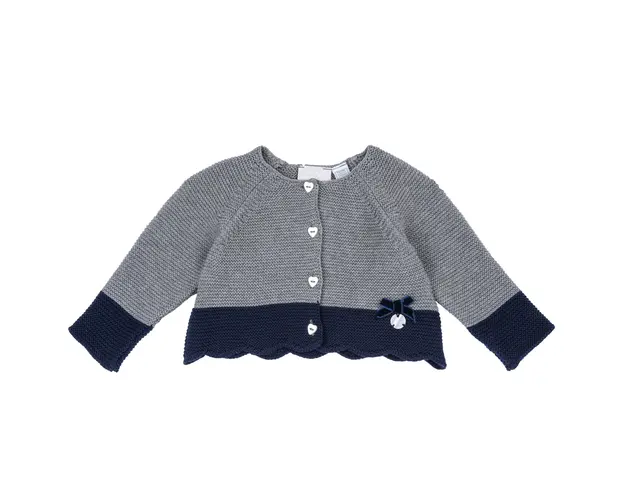 Cardigan copii Chicco tricotat, gri, 07377-67MFCO