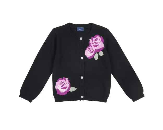 Cardigan copii tricotat Chicco, 09767-61MC, Negru
