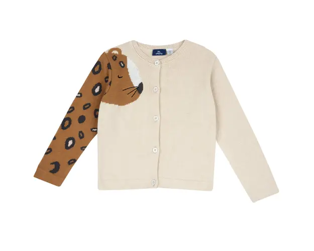 Cardigan tricotat copii Chicco, Bej, 02643-65MC