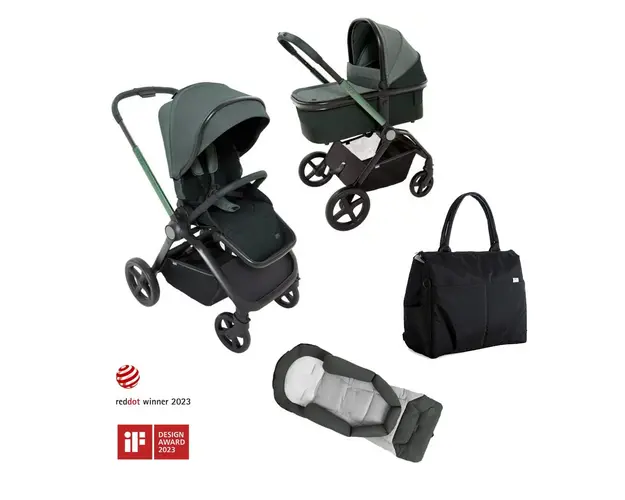 Carucior copii duo Chicco Mysa, JadeGreen (Verde), de la nastere pana la 22Kg