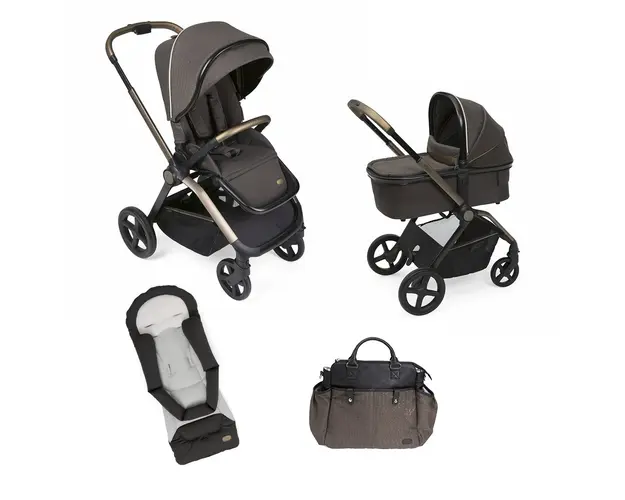 Carucior copii duo Chicco Mysa Special Edition, Bronze Lizard Relux, de la nastere pana la 22Kg