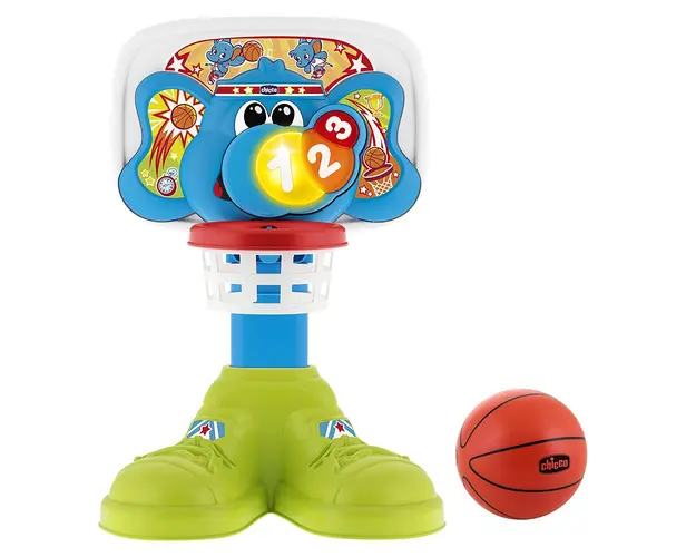 Centru electronic pentru activitati Chicco Liga de basket, 18luni-5ani+