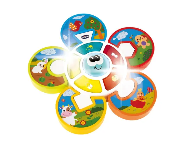 Centru muzical de activitati Chicco ghiceste animalutul, 12-36luni
