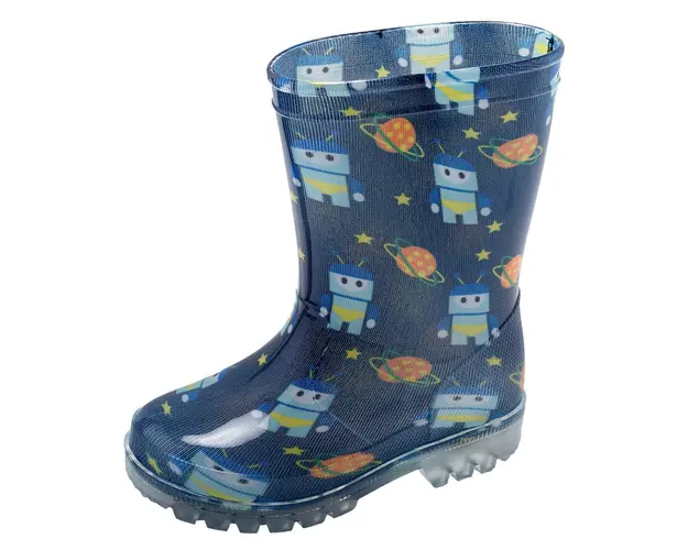 Cizma copii Chicco Wallis, 66015-61P, albastru cu model, 27