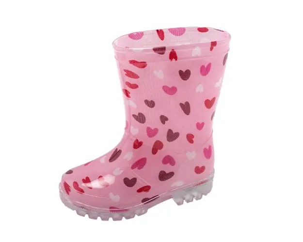Cizme copii cauciuc Chicco Wallis, roz model, 66015-62P