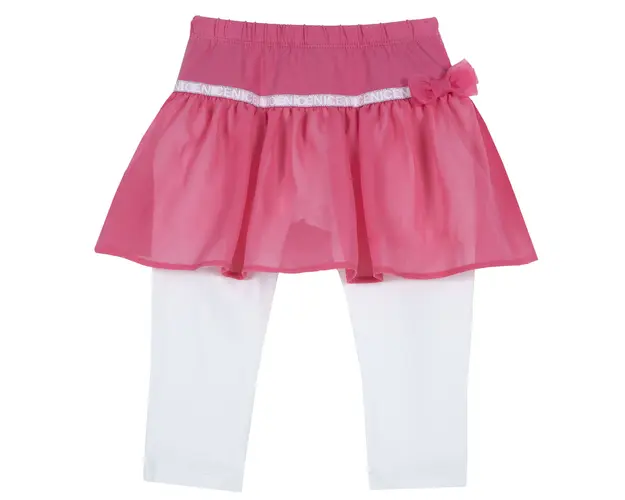 Fusta copii Chicco, voal, alb cu roz, 25873