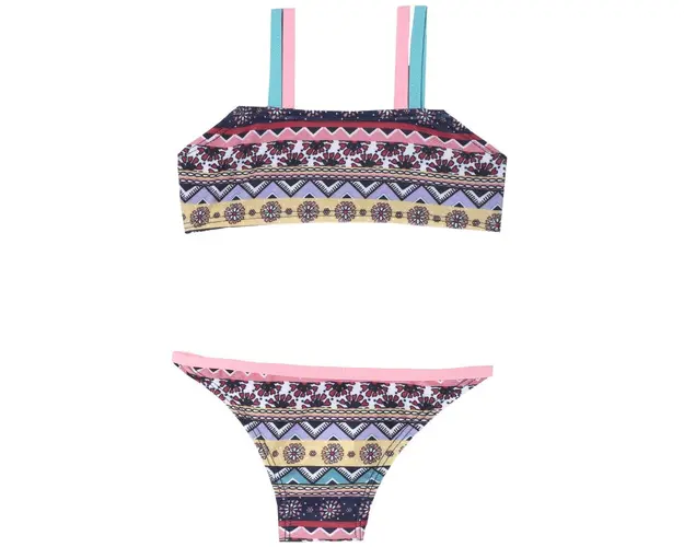 Costum baie fetite Chicco, slipi si sutien, multicolor, 92912