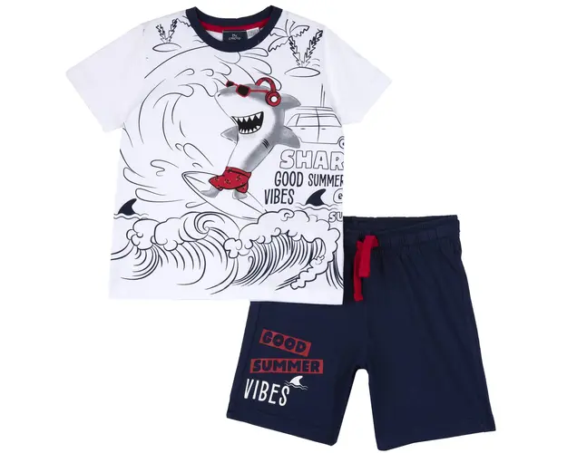 Costum copii Chicco pentru plaja, Alb, 73756-64MC