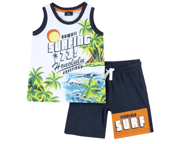 Costum copii Chicco pentru plaja, Alb, 73758-64MC