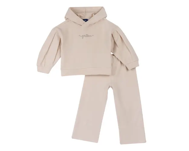Costumas copii Chicco, bluza si pantaloni, Bej, 75942-67MC
