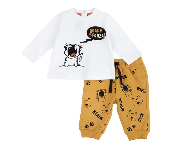 Costumas copii Chicco, bluza si pantaloni, galben 2, 73814-67MFCO