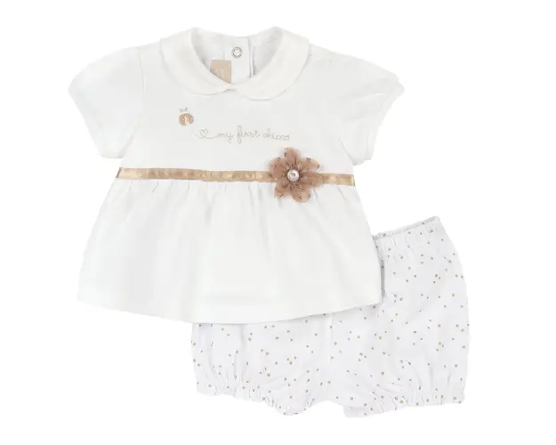 Costumas tricou si pantaloni Chicco, Alb 2, 75805-66MFCI