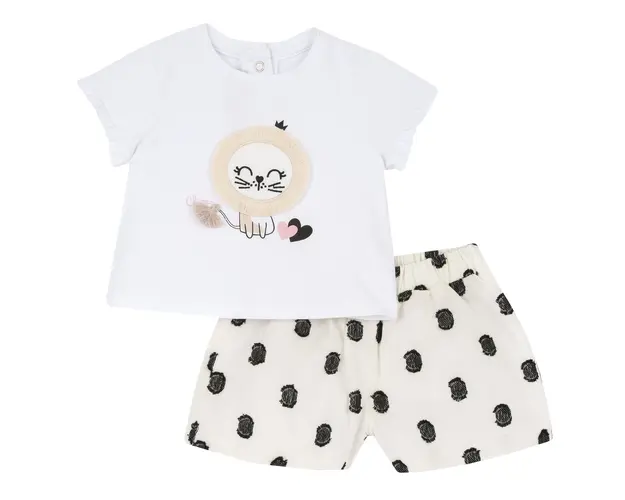 Costumas tricou si pantaloni Chicco, Bej, 73788-66MFCO