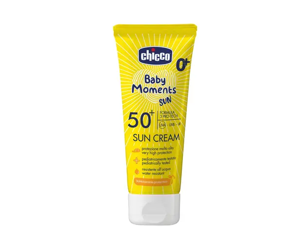 Crema protectie solara Chicco Baby Moments SPF 50+, 75 ml, 0 luni+