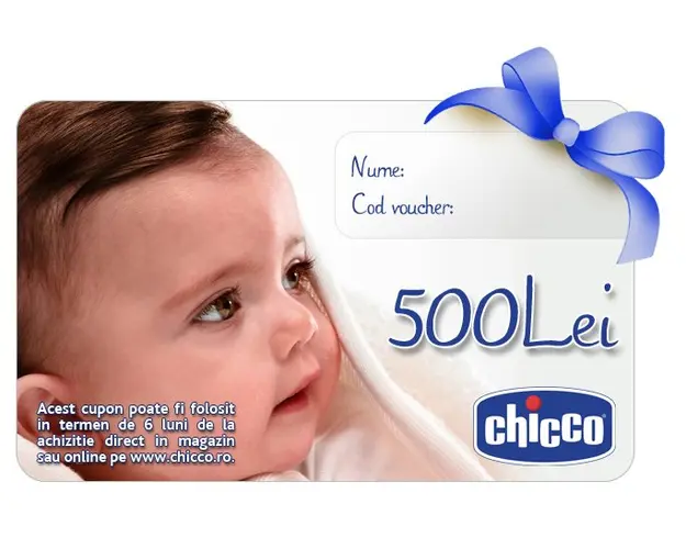 Cupon CADOU Chicco Gift Card 500Lei