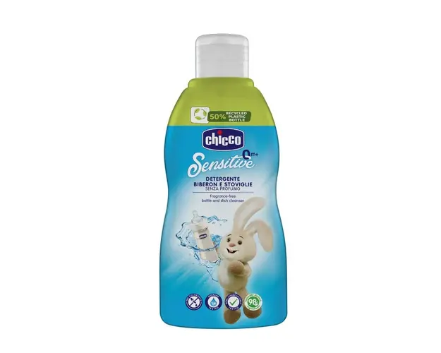 Detergent pentru biberoane si vesela bebelusului Chicco 300ml, 0 luni+