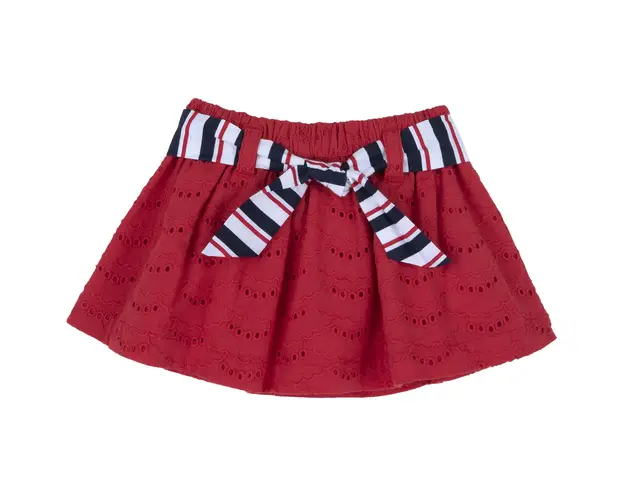 Fusta copii Chicco broderie engleza, rosu, 43968-64MFCO