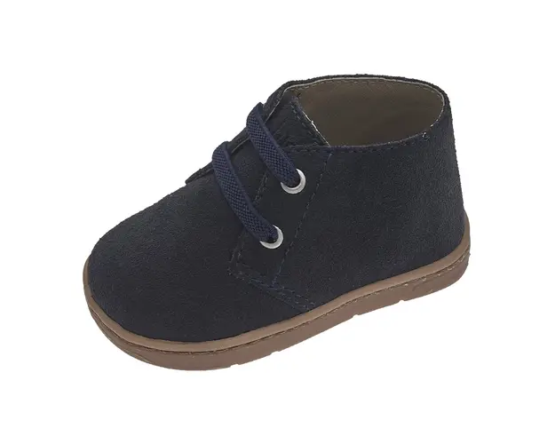 Ghete copii Chicco Giosio, piele intoarsa, Bleumarin, 70078-67P
