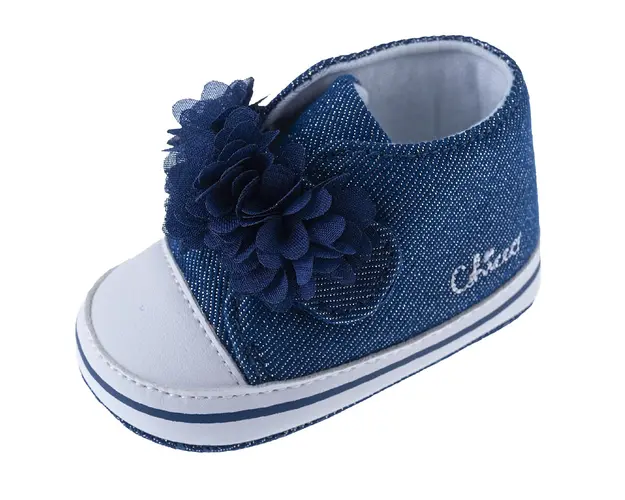 Ghete copii Chicco Naira material textil, bleumarin cu model, 67043-62P