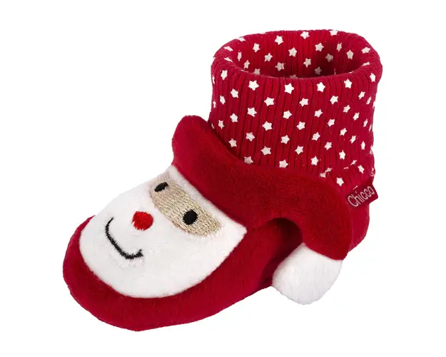 Ghete copii Chicco Olabix, textil, rosu cu model, 68024-67P