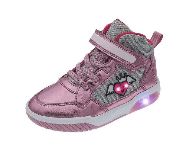 Ghete sport copii Chicco Cartoon, luminite, fuchsia, 72104-67P