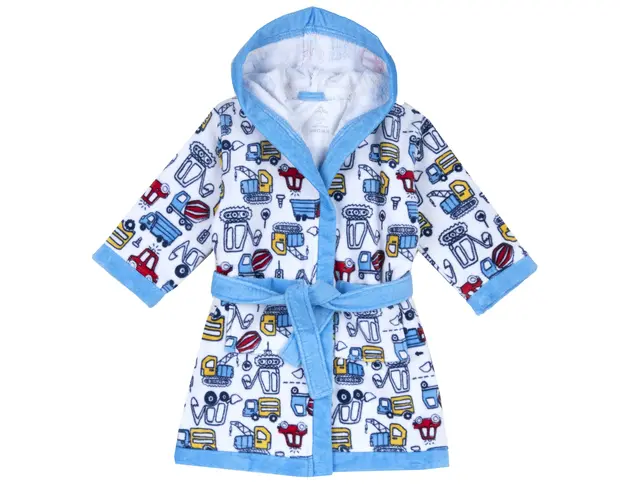 Halat baie copii Chicco, alb cu model, 00225