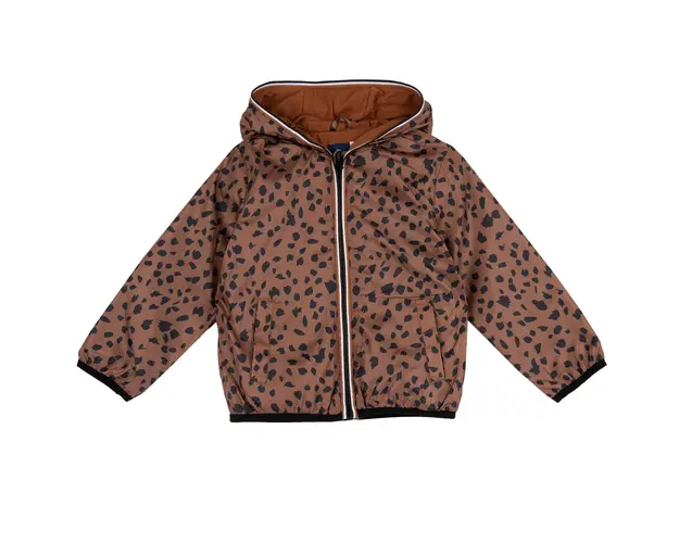 Jacheta copii Chicco impermeabila, maro cu pete, 87742-64MC